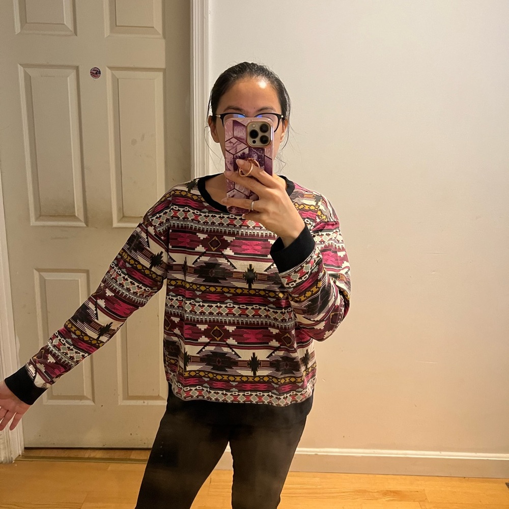 (2 for $15) Aztec Pattern sweater - Picture 3 of 4